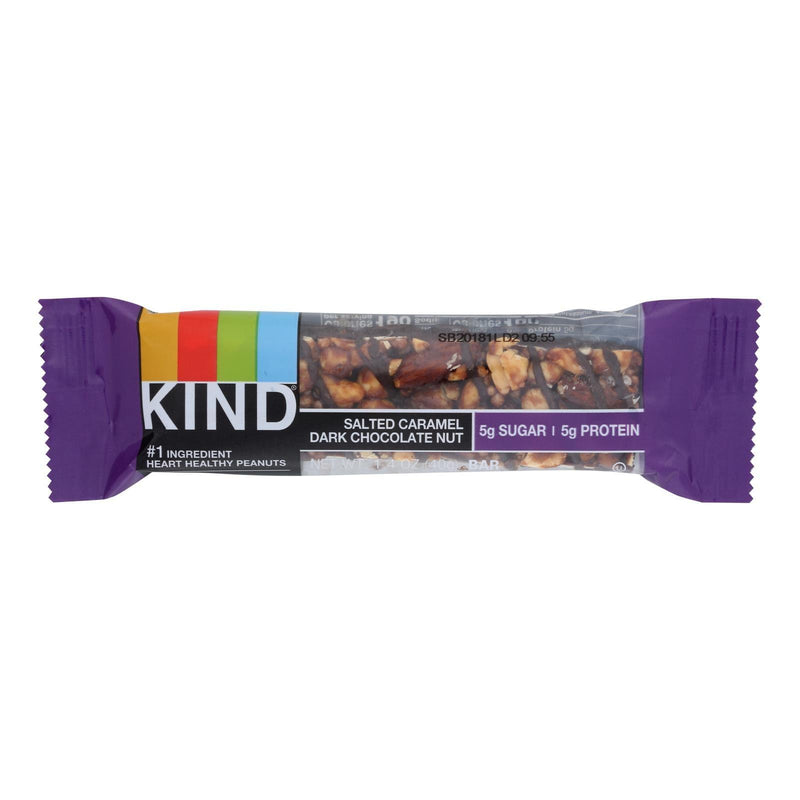 Kind - Bar Salted Caramel Dark Chocolate Nut - Case Of 12 - 1.4 Ounces - Orca Market