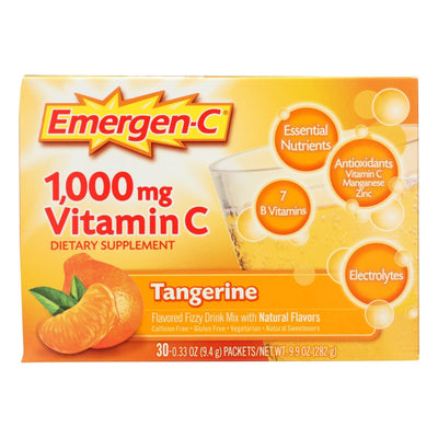 Emergen-c - Emergen-c Tangerine - Case Of 3-30 Count - Orca Market