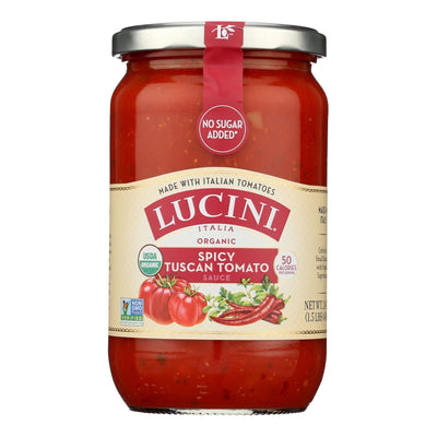 Lucini Italia - Pasta Sauce Organic Spicy Tuscan - Case Of 6-24 Fluid Ounces - Orca Market