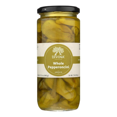 Divina - Pepperoncini All Natural - Case Of 6-15.5 Ounces - Orca Market