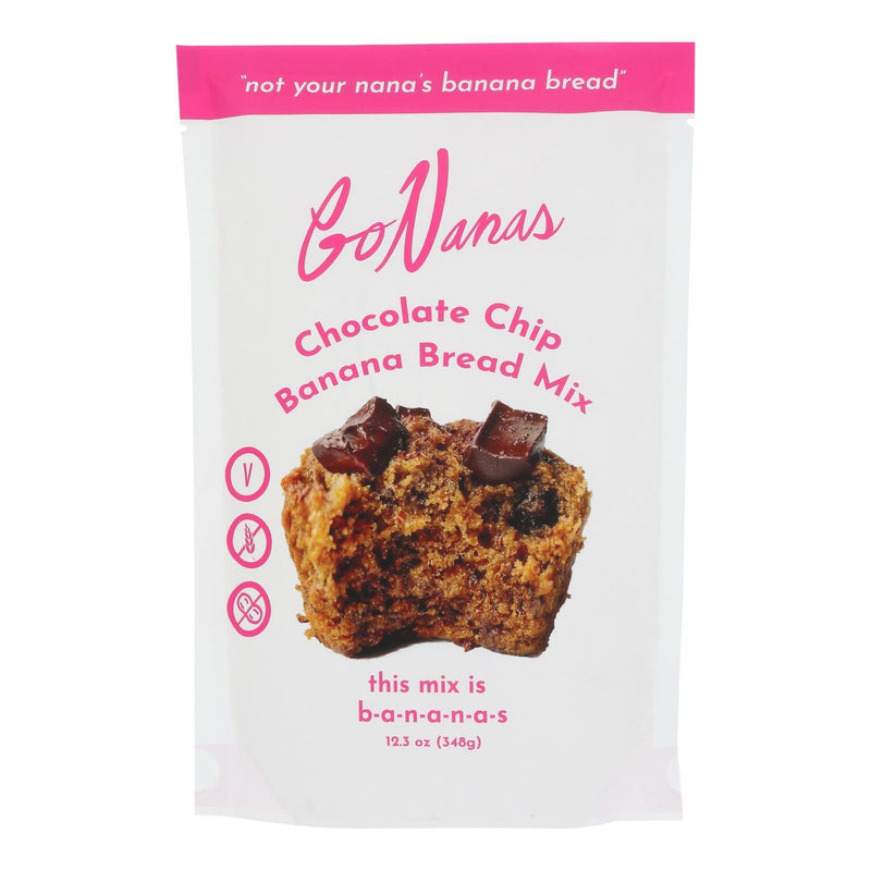 Gonanas - Mix Banana Bread Chocolate Chip - Case Of 6 - 12.3 Ounces - Orca Market