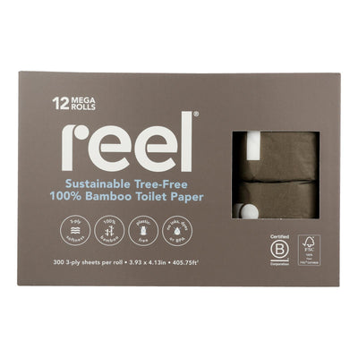 Reel - Toilet Paper Bamboo - Case Of 2-12 Count - Orca Market