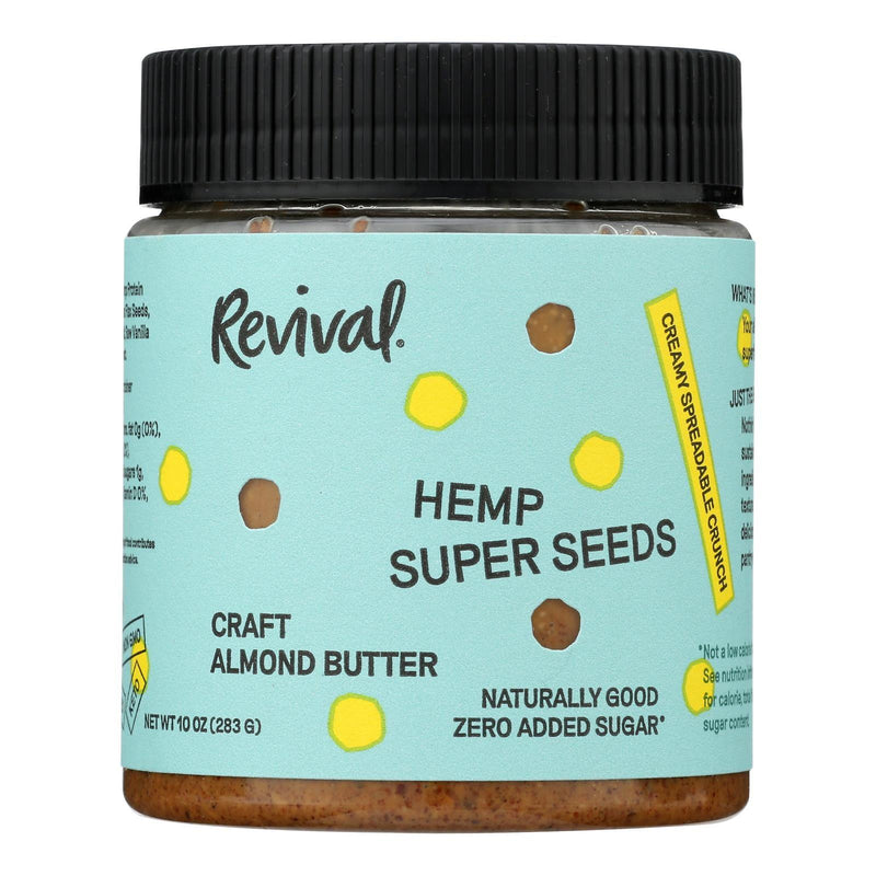 Revival - Almond Butter Hemp Super Seed - Case Of 6-10 Ounces - Orca Market