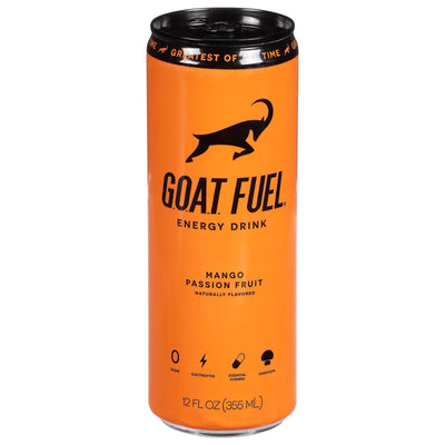 G.o.a.t. Fuel - Energy Drink Mango Passionfruit - Case Of 12-12 Fl Oz - Orca Market