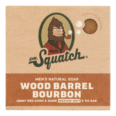 Doctor Squatch - Bar Soap Men Wood Barrel Bourbon - 1 Each-5 Ounces - Orca Market