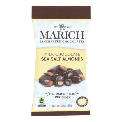 Marich - Almonds Milk Chocolate Sea Salt - Case Of 12 - 2 Ounces - Orca Market