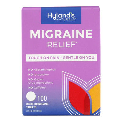 Hyland's - Homeopathic Migraine Relief - Case Of 3-100 Tablets - Orca Market