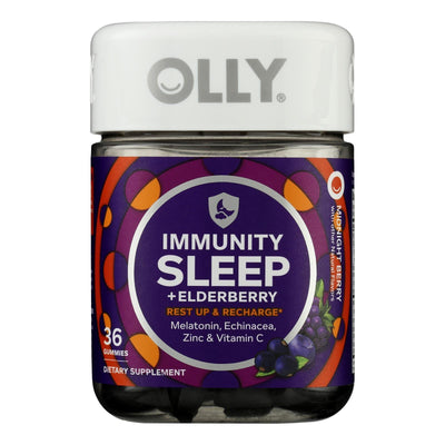 Olly - Supplement Immune Sleep Elderberry - Case Of 3-36 Count - Orca Market