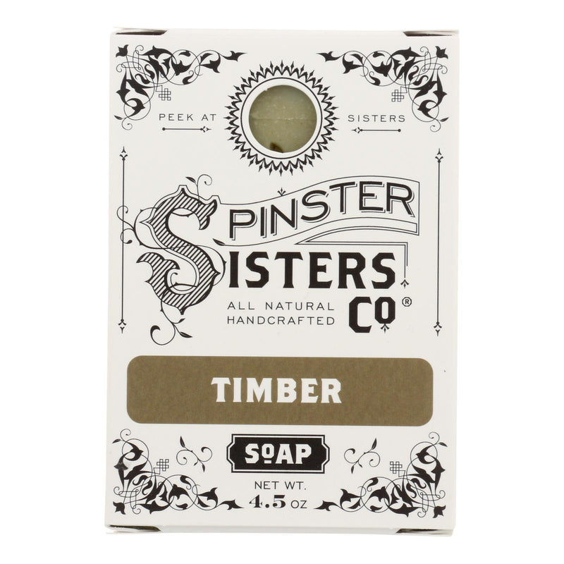 Spinster Sisters Company - Soap Bar Timber - 1 Each-4.5 Ounces - Orca Market