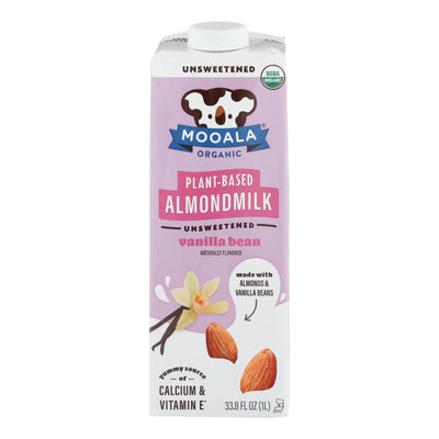 Mooala - Almond Milk Organic Vanilla Unsweetened - Case Of 6-32 Fluid Ounces - Orca Market