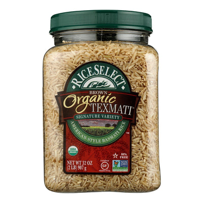 Rice Select Texmati Rice - Organic Brown - Case Of 4 - 32 Oz. - Orca Market