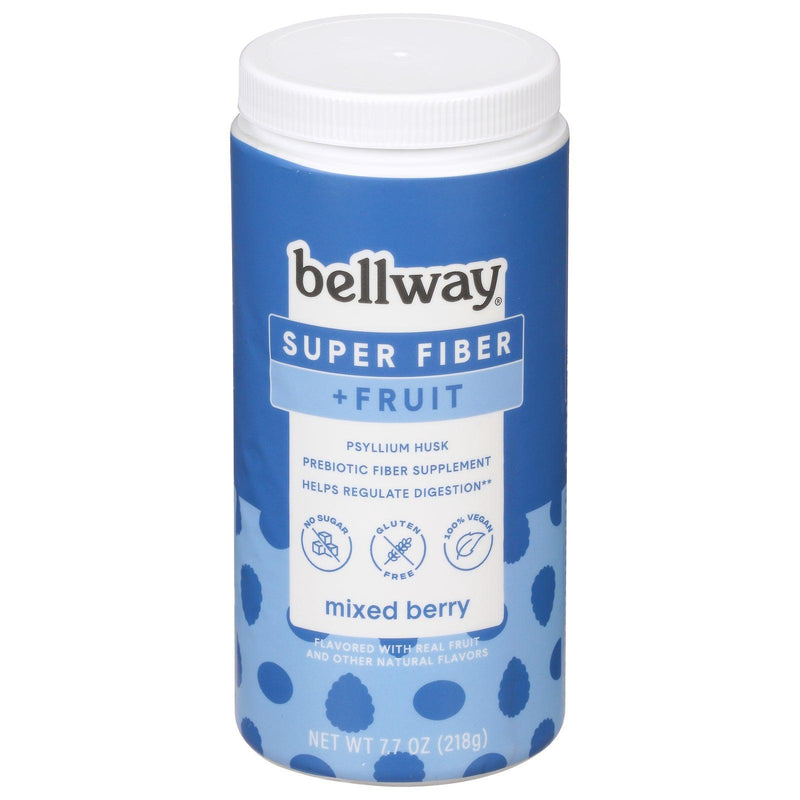 Bellway - Super Fiber + Fruit Powder Mix Berry - Case Of 4-7.7 Ounces - Orca Market