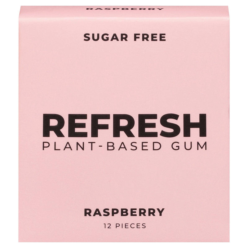 Refresh Gum - Gum Raspberry - Case Of 12-12 Count - Orca Market