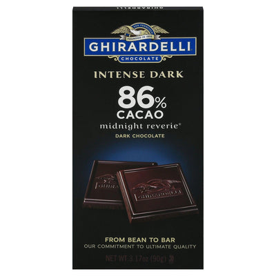 Ghirardelli - Bar Intense Dark Dark Chocolate - Case Of 12 - 3.17 Ounces - Orca Market