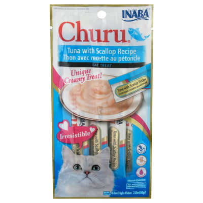 Inaba - Cat Churu Puree Tuna Scalp - Case Of 8-2 Ounces - Orca Market