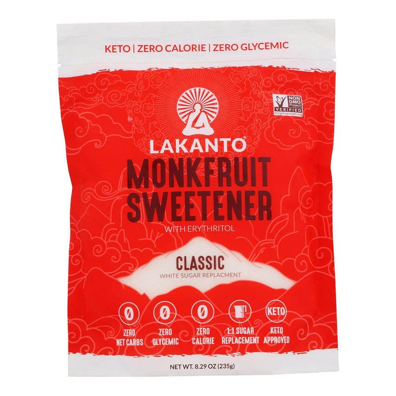 Lakanto - Sweetener Classic Monkfruit Sugar-free - Case Of 10 - 8.29 Ounces - Orca Market