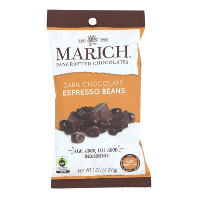 Marich - Dark Chocolate Espresso Beans - Case Of 12 - 2 Ounces - Orca Market