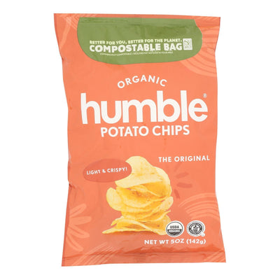 Humble Potato Chips - Chips Potato Original - Case Of 12-5 Oz - Orca Market