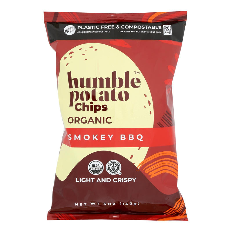 Humble Potato Chips - Chips Potato Smokey Bbq - Case Of 12-5 Oz - Orca Market