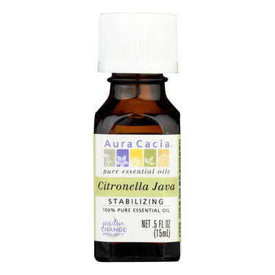 Aura Cacia - Pure Essential Oil Citronella Java - 0.5 Fl Oz - Orca Market