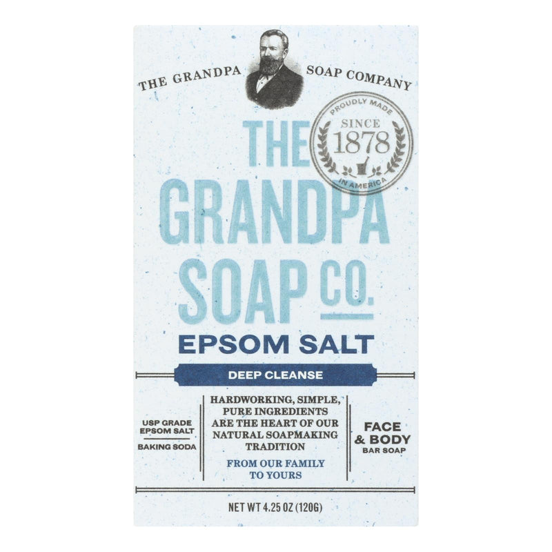 Grandpa Soap Bar Soap - Epsom Salt - 4.25 Oz - Orca Market