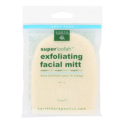 Earth Therapeutics Loofah - Super - Exfoliating - Facial Mitt - 1 Count - Orca Market