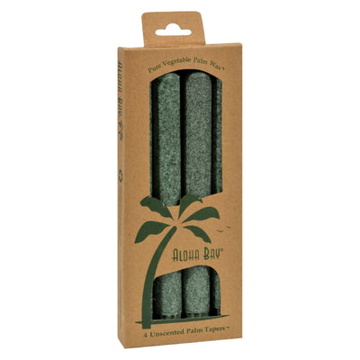 Aloha Bay - Palm Tapers - Green - 4 Candles - Orca Market