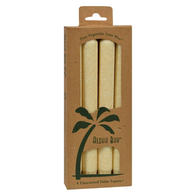 Aloha Bay - Palm Tapers - Cream - 4 Candles - Orca Market