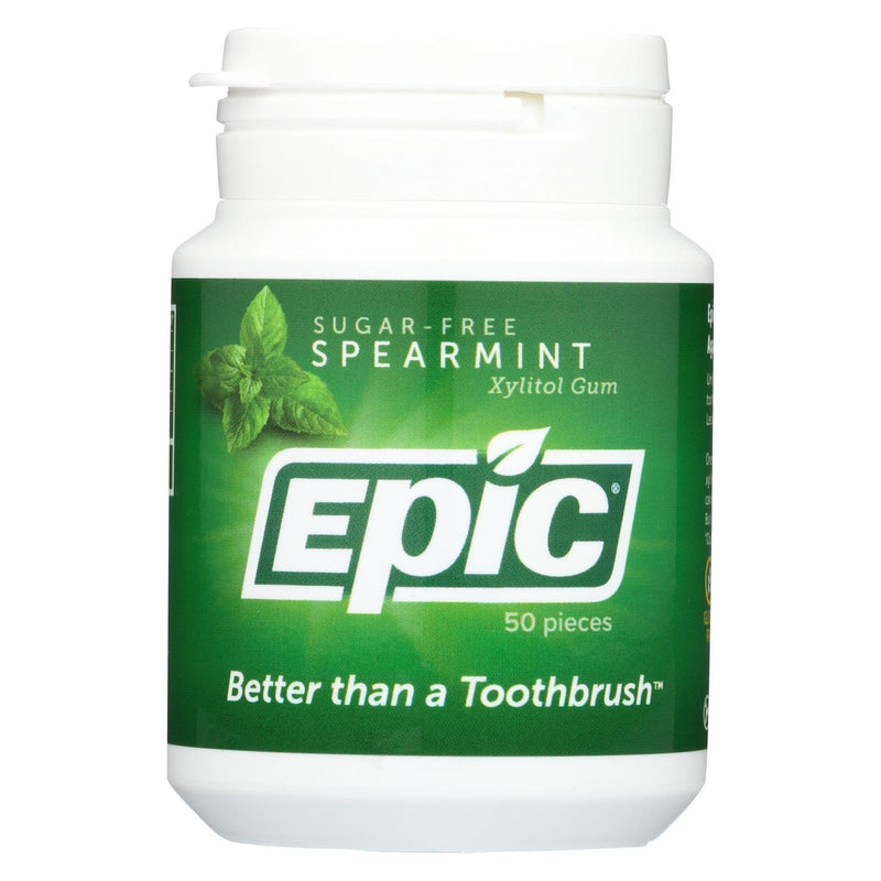 Epic Dental - Xylitol Gum - Spearmint - 50 Count - Orca Market