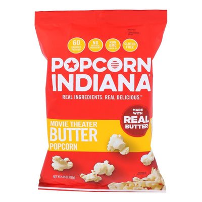 Popcorn Indiana Popcorn - Movie Theater - Case Of 12 - 4.75 Oz. - Orca Market