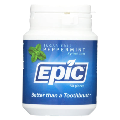 Epic Dental - Xylitol Gum - Peppermint - 50 Count - Orca Market