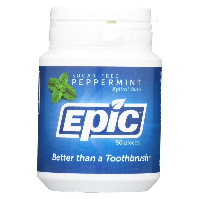 Epic Dental - Xylitol Gum - Peppermint - 50 Count - Orca Market