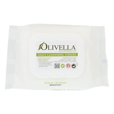 Olivella Daily Facial Cleansing Tissues - 30 Tissues - Orca Market