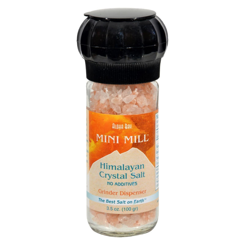 Himalayan Mini Mill Crystal Salt With Grinder - 3.5 Oz - Orca Market