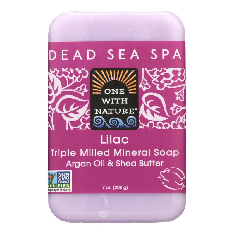 One With Nature Triple Milled Soap Bar - Lilac - 7 Oz - Orca Market