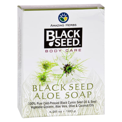 Black Seed Bar Soap - Aloe - 4.25 Oz - Orca Market