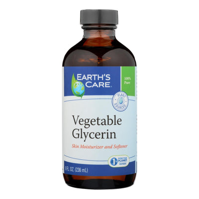 Earth's Care 100% Natural Vegan Glycerin - 8 Fl Oz - Orca Market