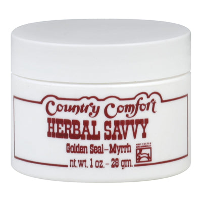 Country Comfort Herbal Savvy Golden Seal-myrrh - 1 Oz - Orca Market