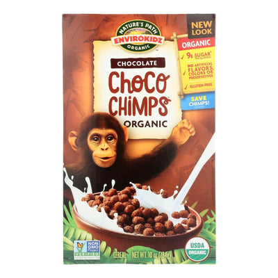 Envirokidz - Organic Cereal - Choco Chimps - Case Of 12 - 10 Oz. - Orca Market