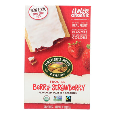 Nature's Path Organic Frosted Toaster Pastries - Berry Strawberry - Case Of 12 - 11 Oz. - Orca Market