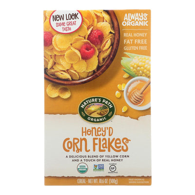 Nature's Path Organic Corn Flakes Cereal - Honey?d - Case Of 12 - 10.6 Oz. - Orca Market