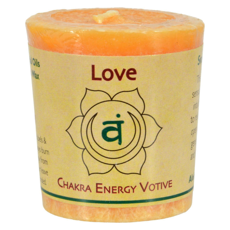 Aloha Bay - Chakra Votive Canlde - Love - Case Of 12 - 2 Oz - Orca Market