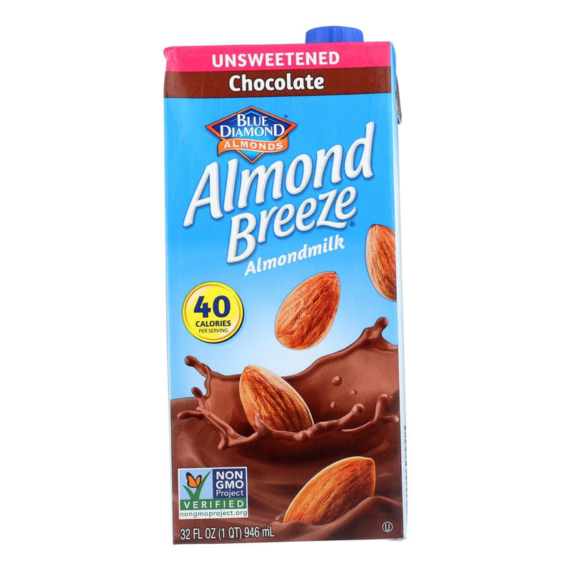 Almond Breeze - Almond Milk - Unsweetened Chocolate - Case Of 12 - 32 Fl Oz. - Orca Market