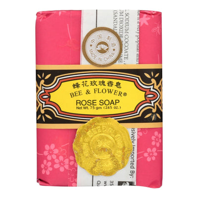 Bee And Flower Soap Rose - 2.65 Oz - Case Of 12 - Orca Market