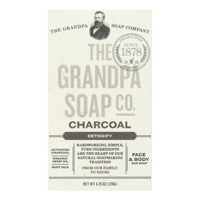 Grandpa Soap Soap - Charcoal - 4.25 Oz - Orca Market