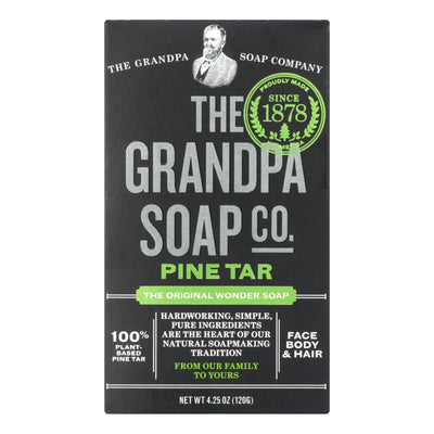 Grandpa's Pine Tar Bar Soap - 4.25 Oz - Orca Market