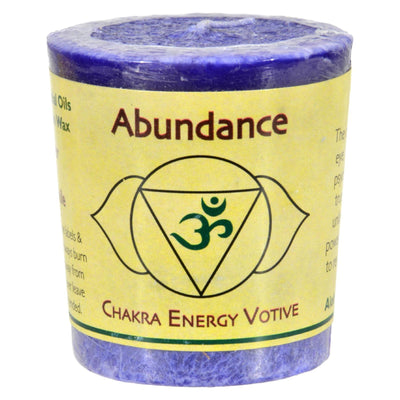 Aloha Bay - Chakra Votive Candle - Abundance - Case Of 12 - 2 Oz - Orca Market