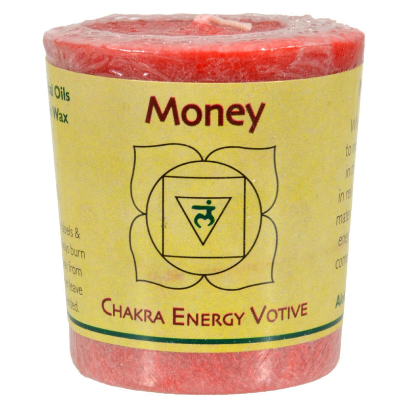 Aloha Bay - Chakra Votive Candle - Money - Case Of 12 - 2 Oz - Orca Market