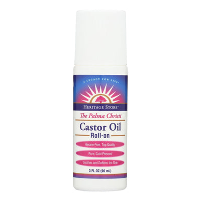 Heritage Products The Palma Christi Castor Oil Roll-on - 3 Fl Oz - Orca Market