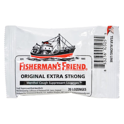 Fisherman's Friend Lozenges - Original Extra Strong - Dsp - 20 Ct - 1 Case - Orca Market